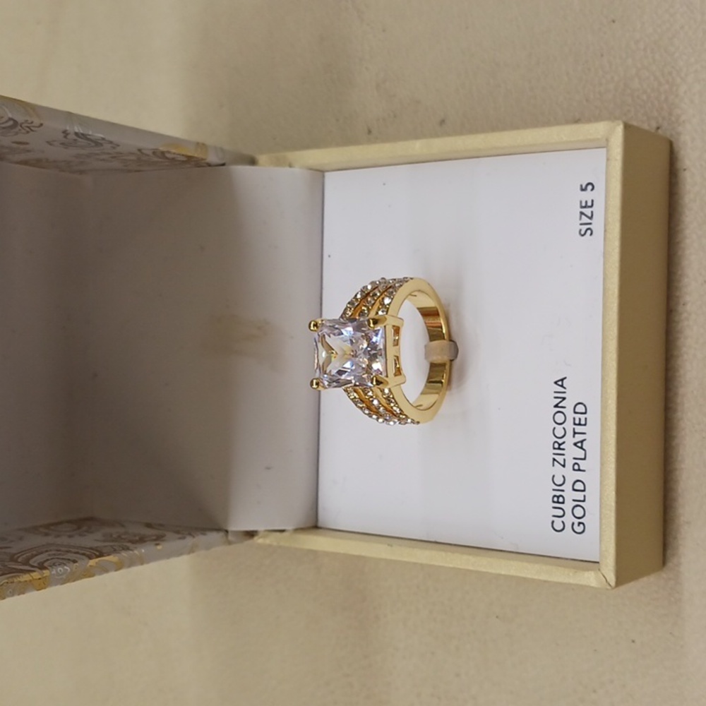 Gold plated rings